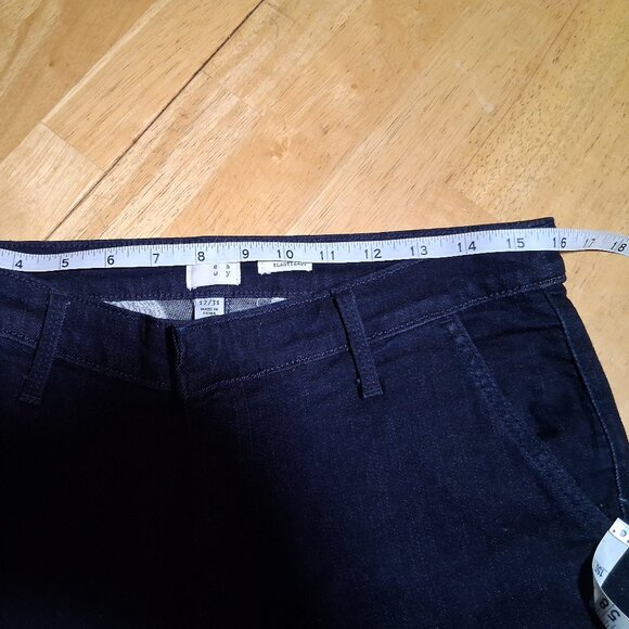 A New Day Wide Leg Jeans Women’s Size 12/31 Dark Wash Blue Denim Jeans - Picture 10 of 10